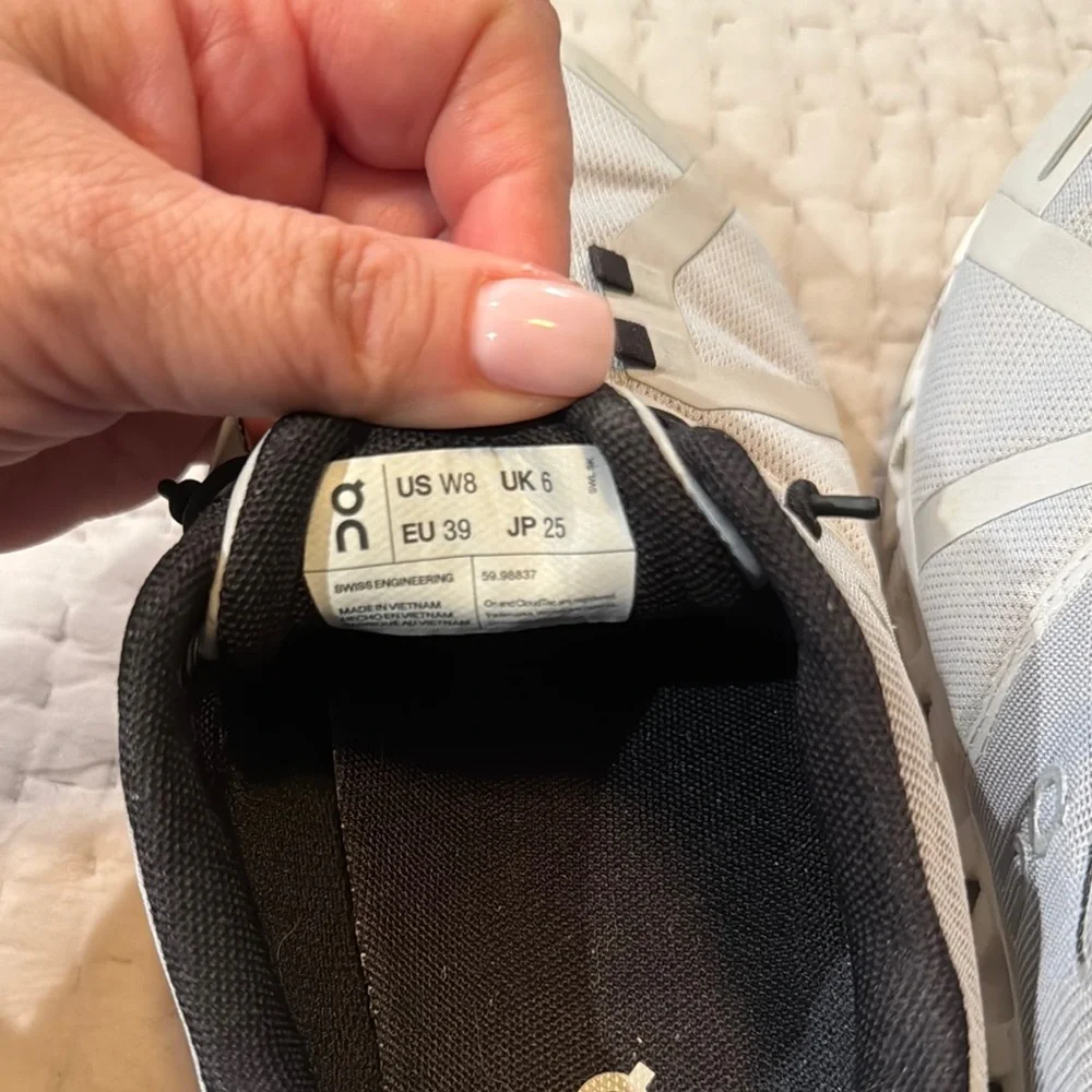 Cloud 5- women’s glacier white sneakers - Picture 5 of 5